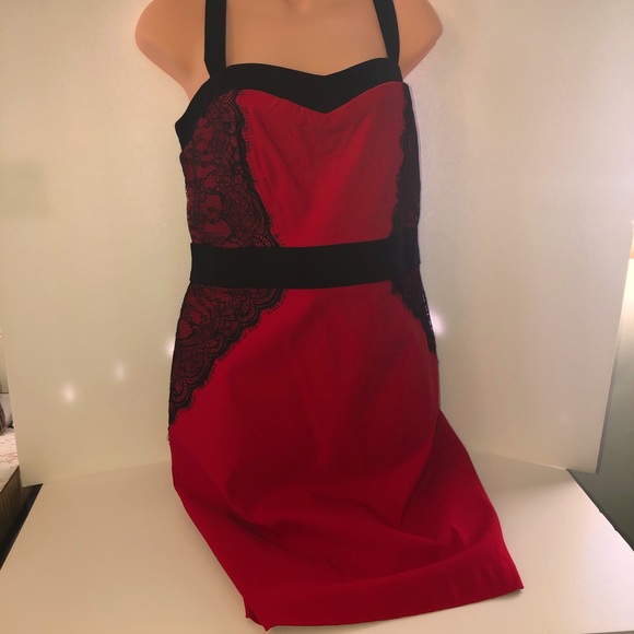 Ricki's Dresses & Skirts - NWT Ricki’s Dress 12 Red & Black Lace Ricki’s